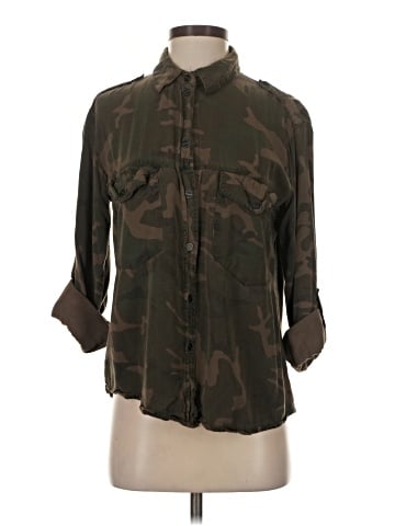 Sanctuary 3/4 Sleeve Button-Down Shirt (view 1)