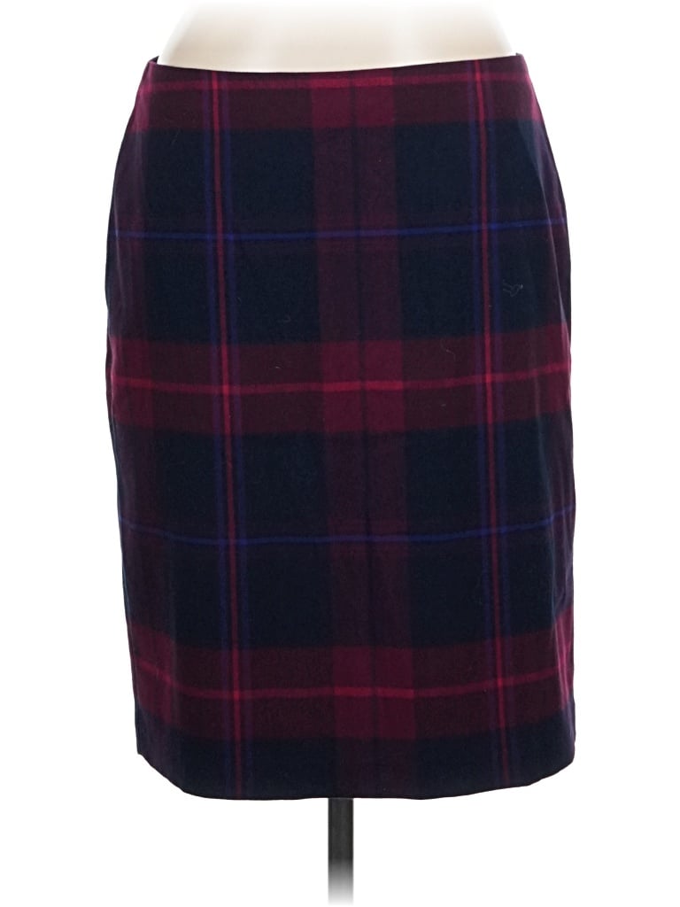 Pre-owned Tommy Hilfiger Formal Skirt In Burgundy