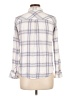 Rails 100% Rayon Plaid Ivory Long Sleeve Button-Down Shirt Size L - photo 2