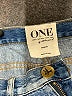 One by One Teaspoon 100% Cotton Hearts Blue Jeans Size 24 waist - photo 4