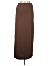Shein Solid Brown Casual Skirt Size 6 - photo 1