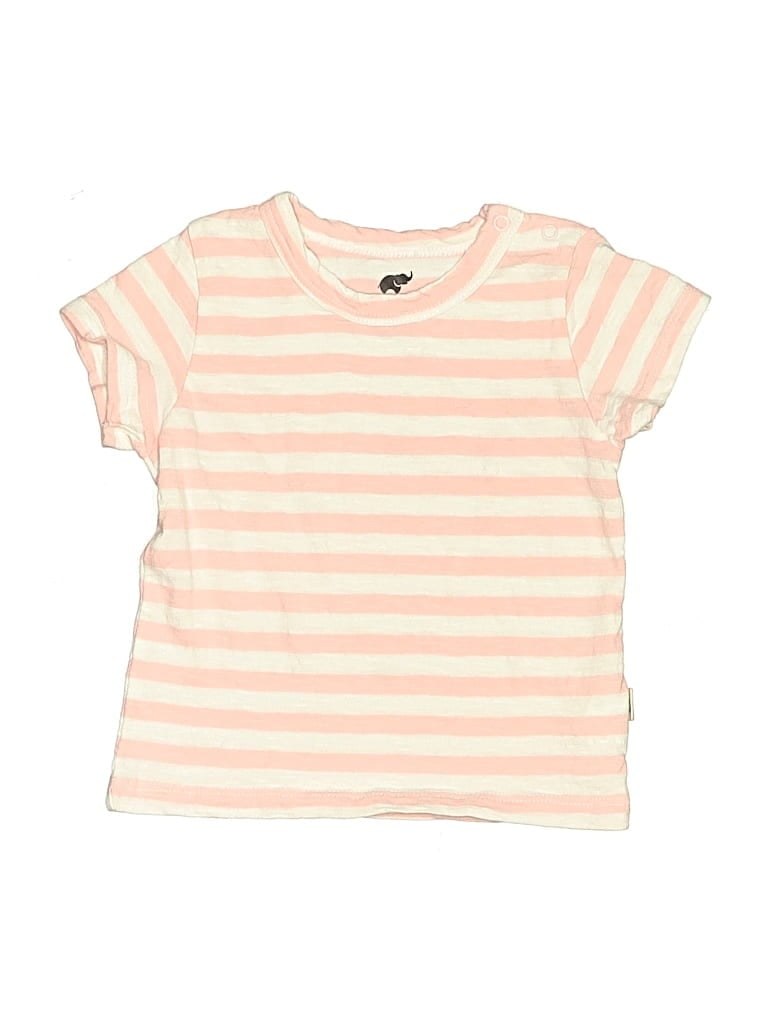 Pre-owned Monica + Andy Kids' Short Sleeve T-shirt In Pink