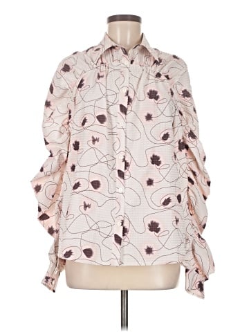 Baum Und Pferdgarten Long Sleeve Button-Down Shirt (view 1)