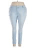 YMI Hearts Blue Jeans Size 20 - photo 1