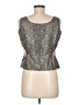 Lord & Taylor Gray Sleeveless Top Size 6 (petite) - photo 2