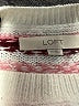 Ann Taylor LOFT Chevron-herringbone Ivory Pullover Sweater Size XS - photo 7