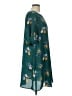 ModCloth 100% Recycled Polyester Floral Teal Casual Dress Size L - photo 4