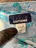 Basic Editions 100% Rayon Blue 3/4 Sleeve Blouse Size XXL - photo 7