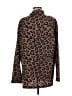 Ellison Animal Print Brown Coat Size M - photo 2