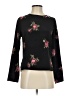 LUCCA 100% Polyester Black Long Sleeve Top Size XS - photo 1