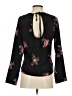 LUCCA 100% Polyester Black Long Sleeve Top Size XS - photo 2