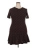 Calvin Klein Chevron-herringbone Brown Casual Dress Size 6 (estimated) - photo 1