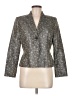 Lord & Taylor 100% Polyester Metallic Gray Blazer Size 6 (petite) - photo 1