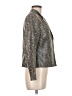 Lord & Taylor 100% Polyester Metallic Gray Blazer Size 6 (petite) - photo 4