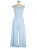 Shein Solid Blue Jumpsuit Size M - photo 1