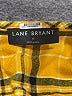 Lane Bryant 100% Rayon Yellow 3/4 Sleeve Blouse Size 16 - photo 7