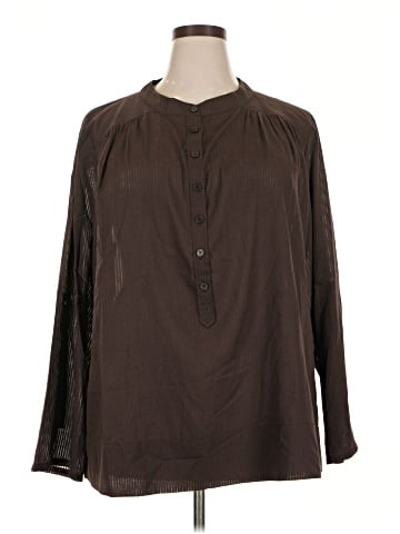 MICHAEL Michael Kors Long Sleeve Blouse (view 1)