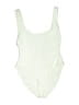 Lovewave Solid Ivory One Piece Swimsuit Size S - photo 1