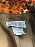 Central Falls 100% Polyester Animal Print Brown Coat Size S - photo 6