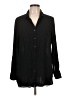 Tousyea Black Long Sleeve Button-Down Shirt Size L - photo 1