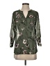 Q&A 100% Polyester Green 3/4 Sleeve Blouse Size S - photo 1