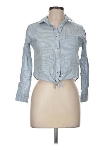 Camellia Long Sleeve Button-Down Shirt (view 1)