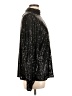 Vine & Love 100% Polyester Metallic Black Long Sleeve Blouse Size L - photo 4