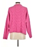 American Eagle Outfitters 100% Polyester Hearts Pink Pullover Sweater Size M - photo 2