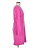 Tibi 100% Silk Solid Pink Casual Dress Size 8 - photo 4
