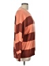 Ann Taylor LOFT Stripes Brown Pullover Sweater Size L - photo 4