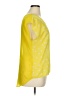 Truth 100% Polyester Stars Yellow Short Sleeve Top Size XL - photo 4