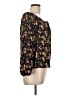 Rewind Black 3/4 Sleeve Blouse Size L - photo 4