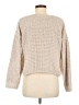 Pink Rose Tan Pullover Sweater Size M - photo 2