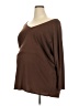 Old Navy - Maternity Brown 3/4 Sleeve Top Size XXL - photo 1
