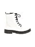 Sincerely Jules White Ankle Boots Size 5 - photo 1