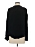 T. Babaton 100% Silk Black Long Sleeve Silk Top Size S - photo 2
