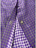 Prada Plaid Purple 3/4 Sleeve Blouse Size EU (IT) 38 / US 2 - photo 9