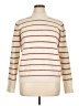 Vero Moda Stripes Ivory Turtleneck Sweater Size XL - photo 1