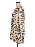 Silvergate 100% Polyester Animal Print Tan 3/4 Sleeve Blouse Size L - photo 5