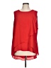 Bali 100% Polyester Red Sleeveless Blouse Size L - photo 1