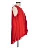 Bali 100% Polyester Red Sleeveless Blouse Size L - photo 4