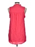 Gibson 100% Rayon Pink Sleeveless Button-Down Shirt Size L - photo 2