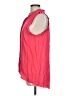 Gibson 100% Rayon Pink Sleeveless Button-Down Shirt Size L - photo 5