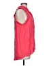 Gibson 100% Rayon Pink Sleeveless Button-Down Shirt Size L - photo 4
