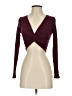 Unbranded Burgundy Long Sleeve Top Size S - photo 1