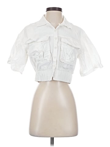 Privy 3/4 Sleeve Button-Down Shirt (view 1)