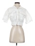 Privy White 3/4 Sleeve Button-Down Shirt Size S - photo 1
