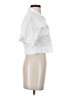 Privy White 3/4 Sleeve Button-Down Shirt Size S - photo 4