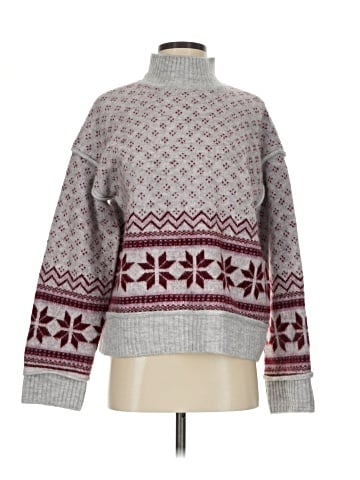 Marled Pullover Sweater (view 1)