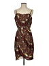 Sam Edelman 100% Polyester Paisley Brown Casual Dress Size 4 - photo 1